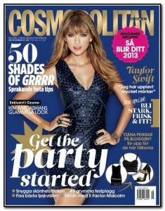Taylor Swift In Different Cosmopolitan Magazine Covers For January 2013 ...