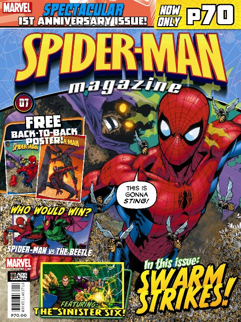 SpiderMan Magazine Cover - Orange Magazine