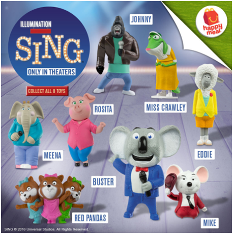Start The Year On A High Note With McDonald's SING Happy Meal Toys! -  Orange Magazine