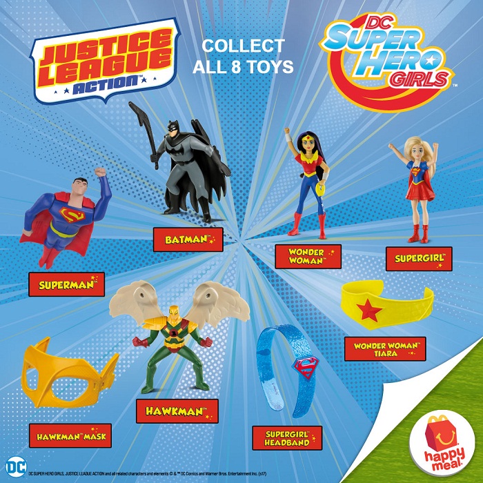 Details about   McDONALDS Justice League Action HAWKMAN Meal Toy Kids MINT 2017 Malaysia Sealed 