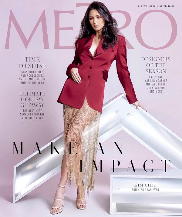 Kim Chiu Stuns On The Cover Of Metro Magazine's Issue - Orange