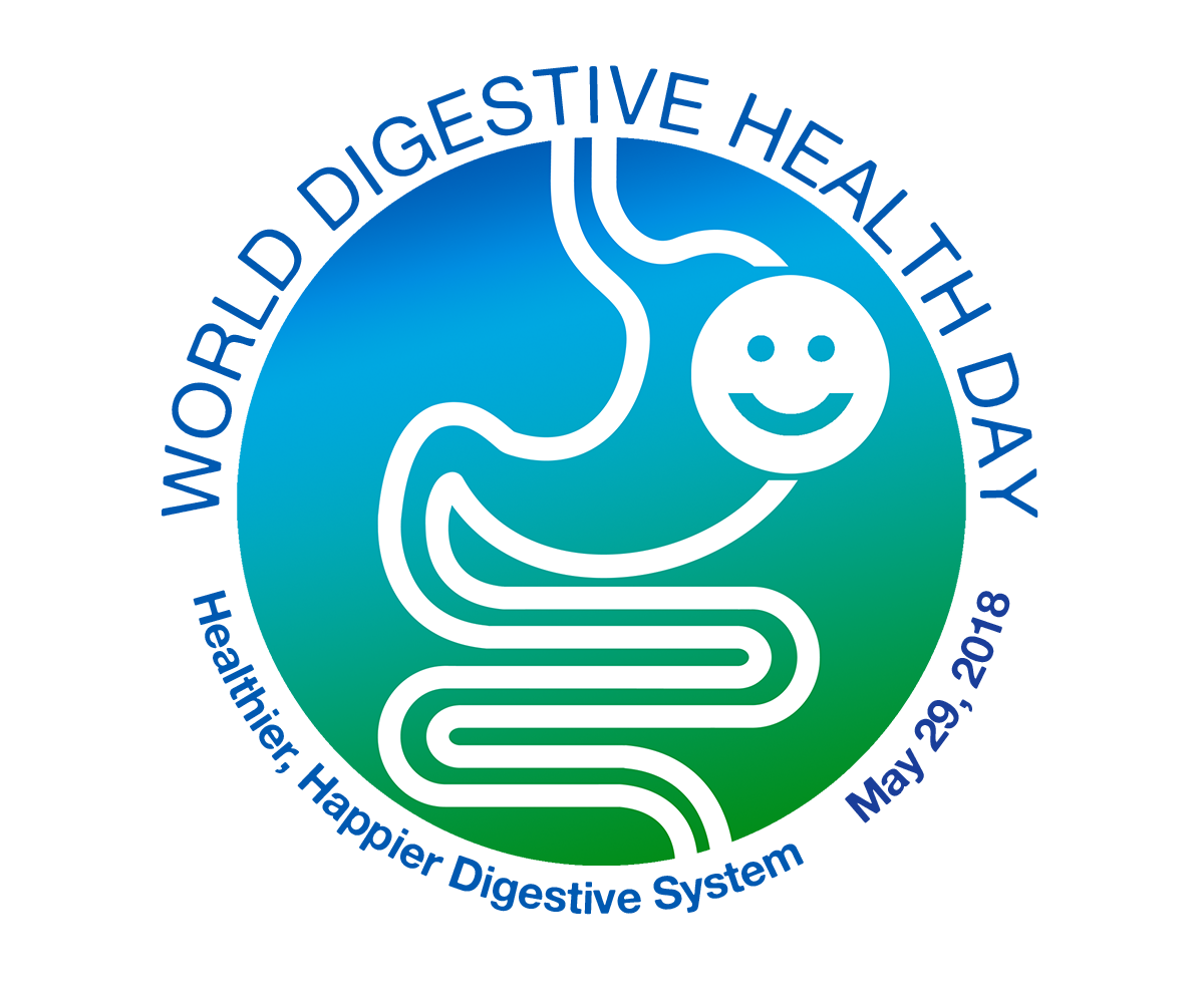 World Digestive Health Day Logo Orange Magazine