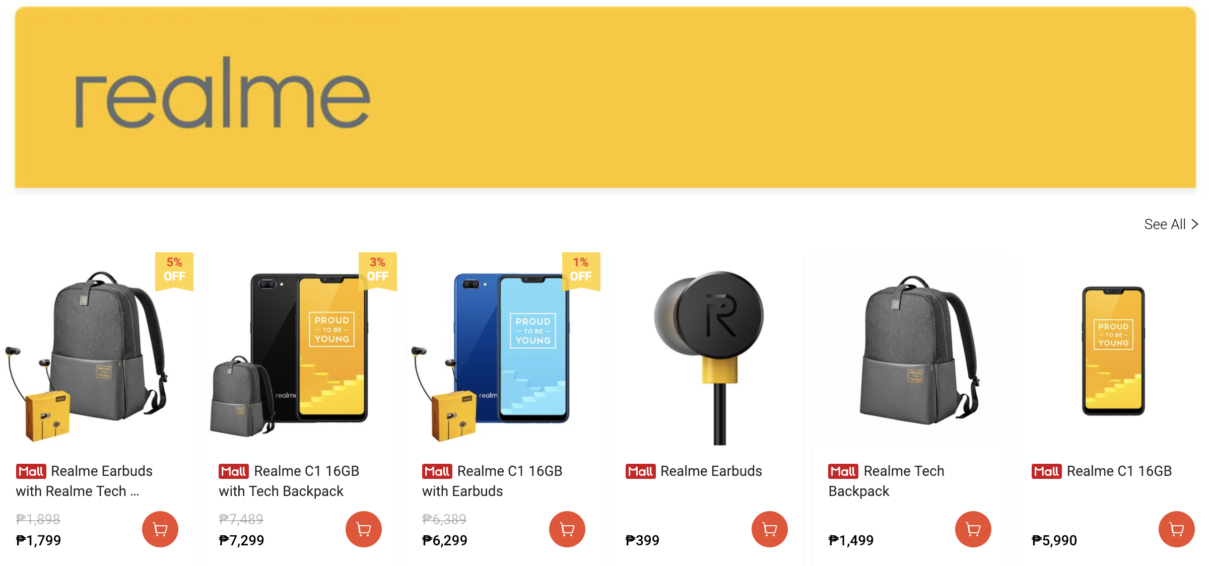 realme bag flash sale