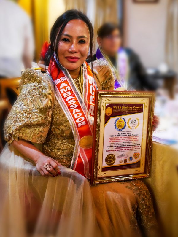 Figrpmptsc Ceo Ruby Canteras Pacis Receives 2018 Ambassadors Choice Excellence Award Orange