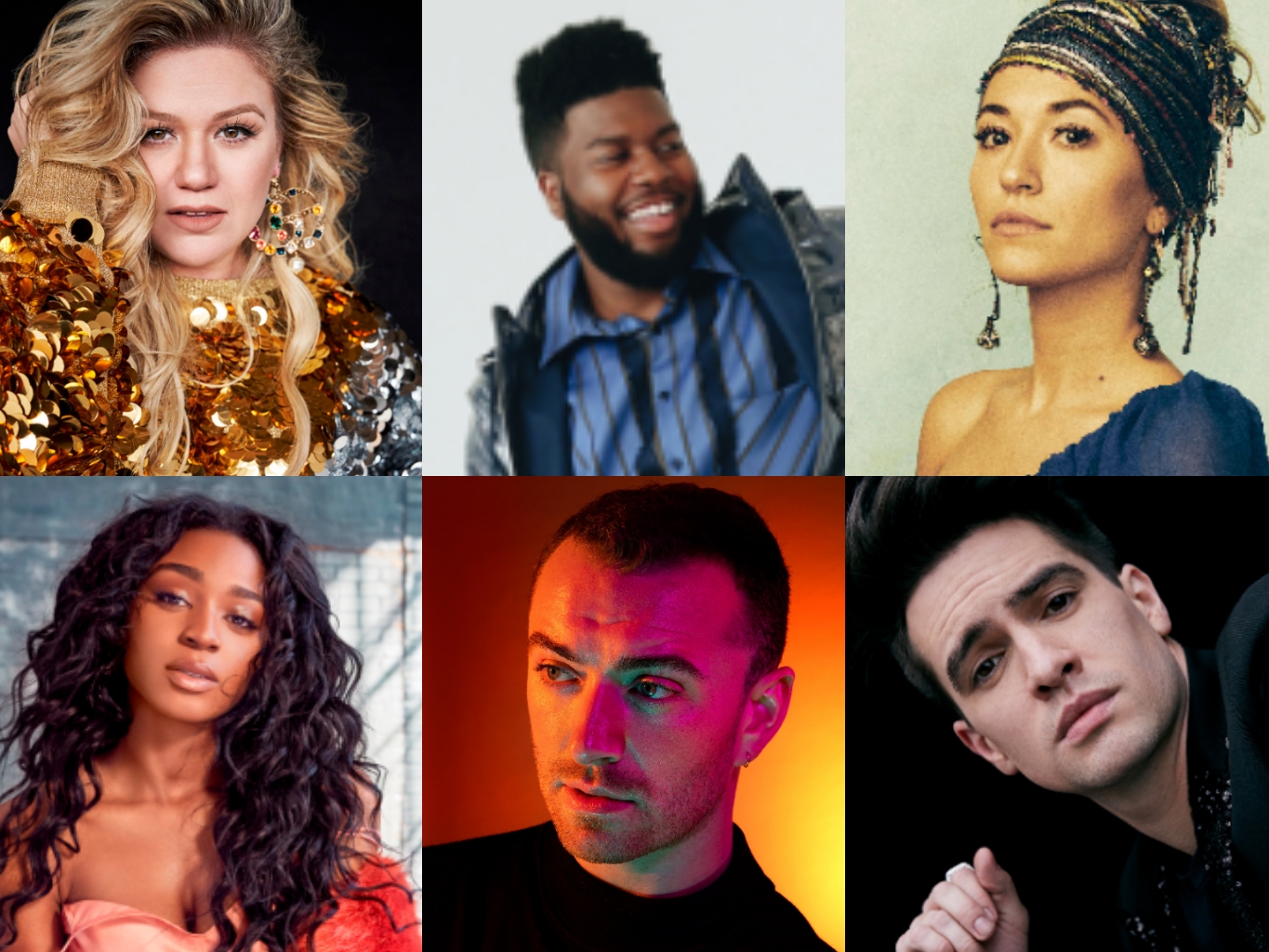 Kelly Clarkson, Lauren Daigle, Khalid, Panic! At The Disco and Sam ...