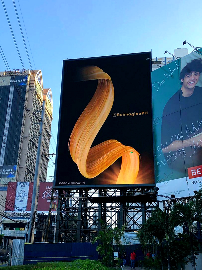 ReimaginePH LED Billboard along Pioneer, Mandaluyong Orange Magazine