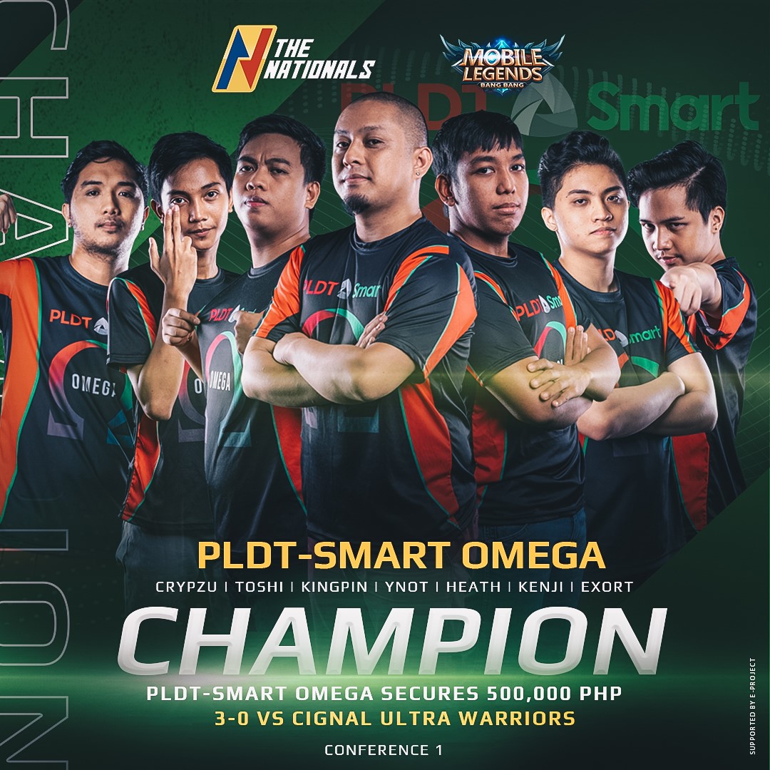 PLDT-Smart Omega wins The Nationals Mobile Legends Conference - Orange ...