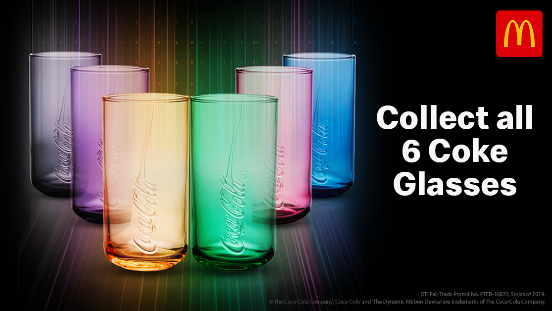 Color your day with the 2019 McDonald’s Coke Glass Collection! Orange