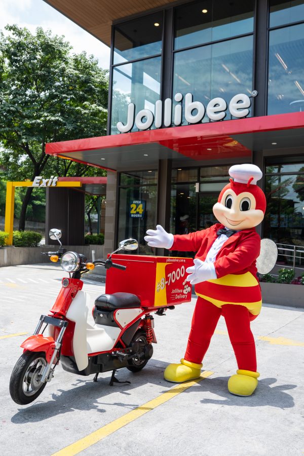funko jollibee on delivery bike