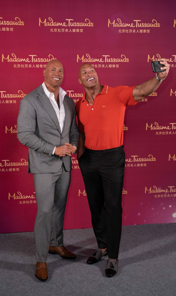 Dwayne Johnson’s wax figure makes his debut appearance in Madame ...