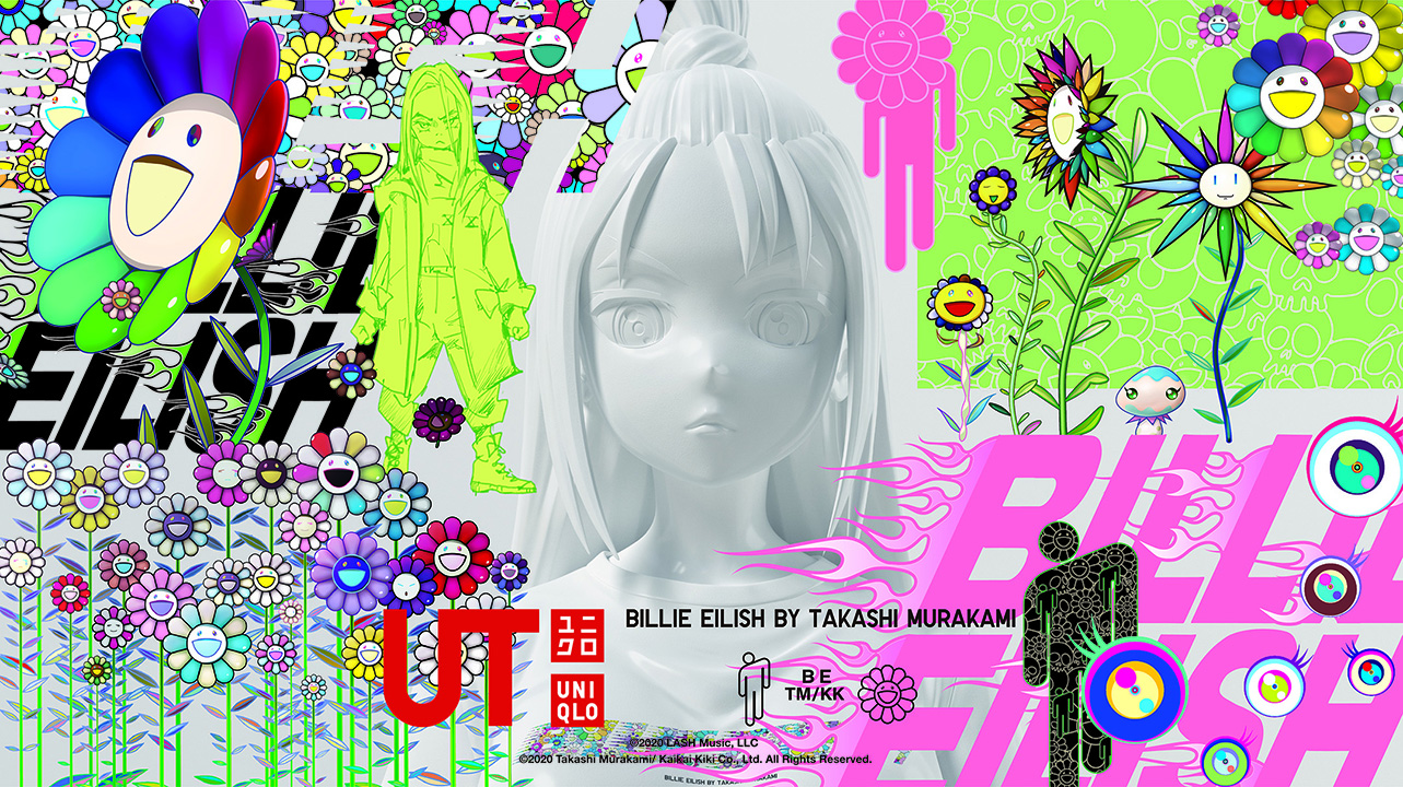 uniqlo ut billie eilish x takashi murakami