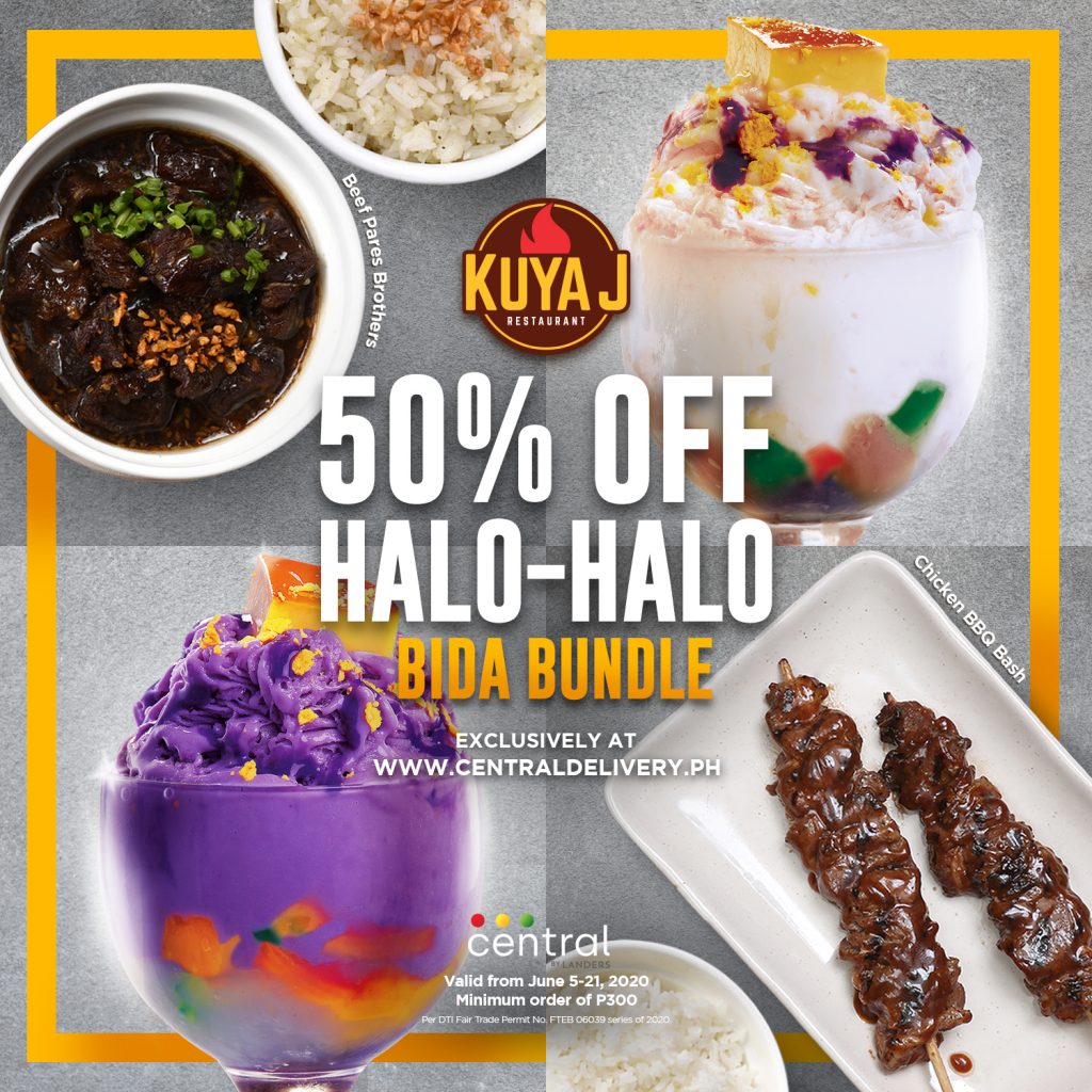 Enjoy Your Favorite Kuya J Dish With A Delicious Halo Halo Orange