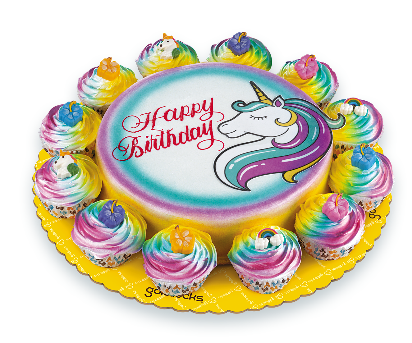 Goldilocks Rainbow-Unicorn cake - GolDilocks Rainbow Unicorn Cake