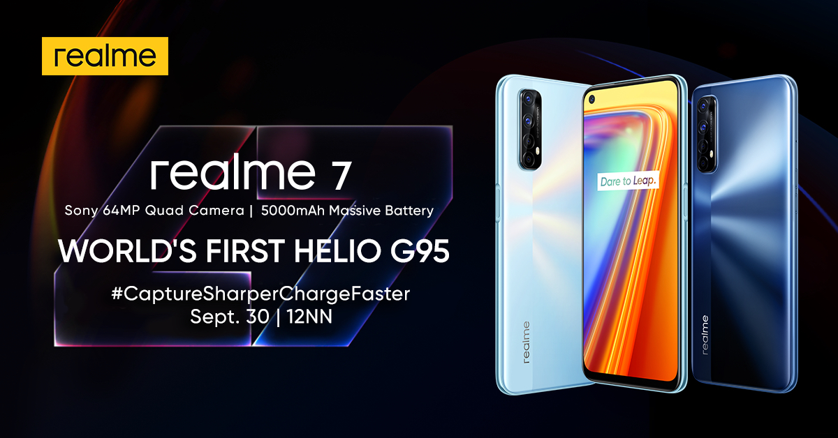 Realme Brings World’s First MediaTek Helio G95 Smartphone Realme 7 To ...