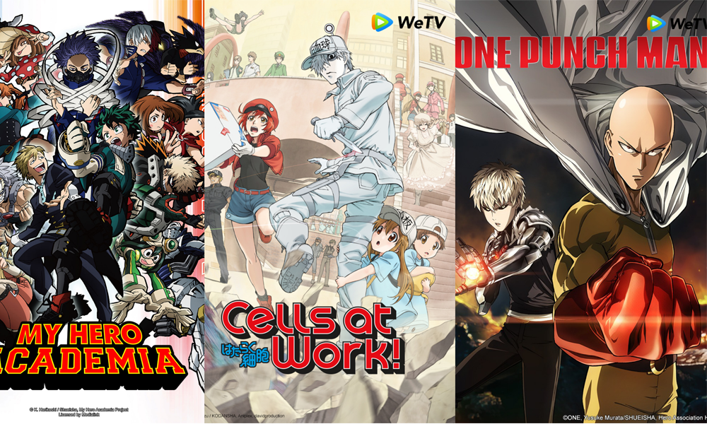 It's a 1,2,3 knockout punch with these anime titles on WeTV and iflix ...