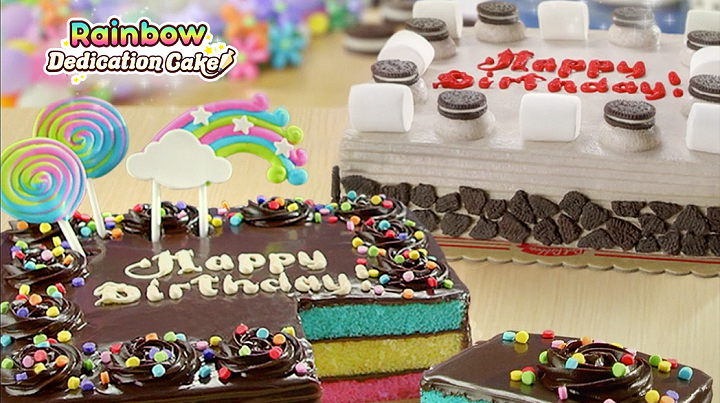 Give your child a colorful, chocolate-rich birthday with Red Ribbon's  ALL-NEW Rainbow Dedication Cake