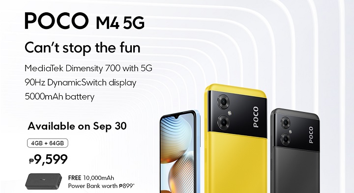 POCO M4 5G phone debuts in PH exclusively via Lazada - Orange Magazine