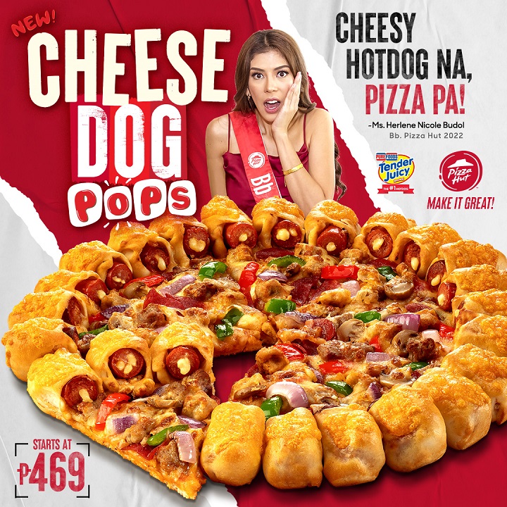aspect Mus Carry Super cheesy bite-sized glizzies: Pizza Hut's all-new Cheesedog Pops pizza  might just be your new favorite - Orange Magazine