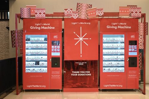 Vending Machines For Charity ‘Light The World Giving Machines’ Return ...