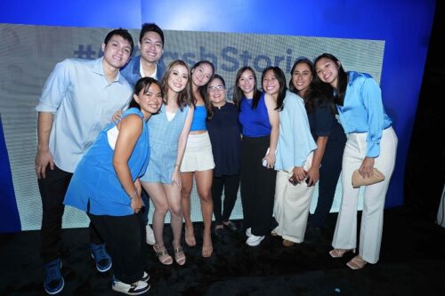 Ate Alma With Former Ateneo Students