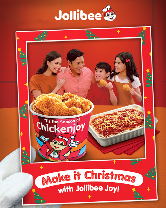 Make it Christmas with Jollibee Joy Transforming everyday moments into