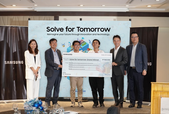 Samsung Philippines Solve For Tomorrow Competition Grand Prize Winner