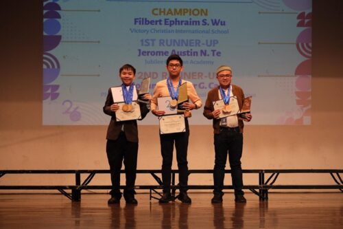 26th Philippine Mathematical Olympiad Winners