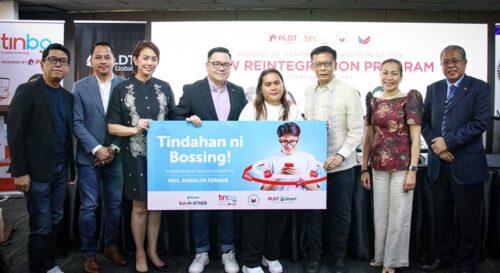 Widow, Family Of OFW Receive Livelihood Package From PLDT Global, Department Of Migrant Workers