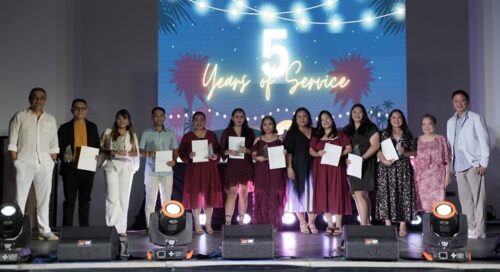 Landco Pacific Corporation Top Officials With Five-Year Service Awardees