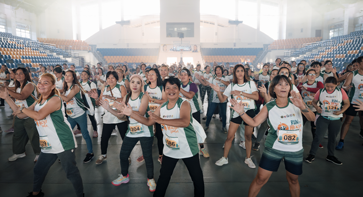 Zumba Ahead Of Run For Healthy Lungs